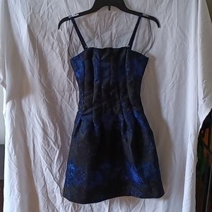 COPY - H&M Blue and Black Cocktail Dress